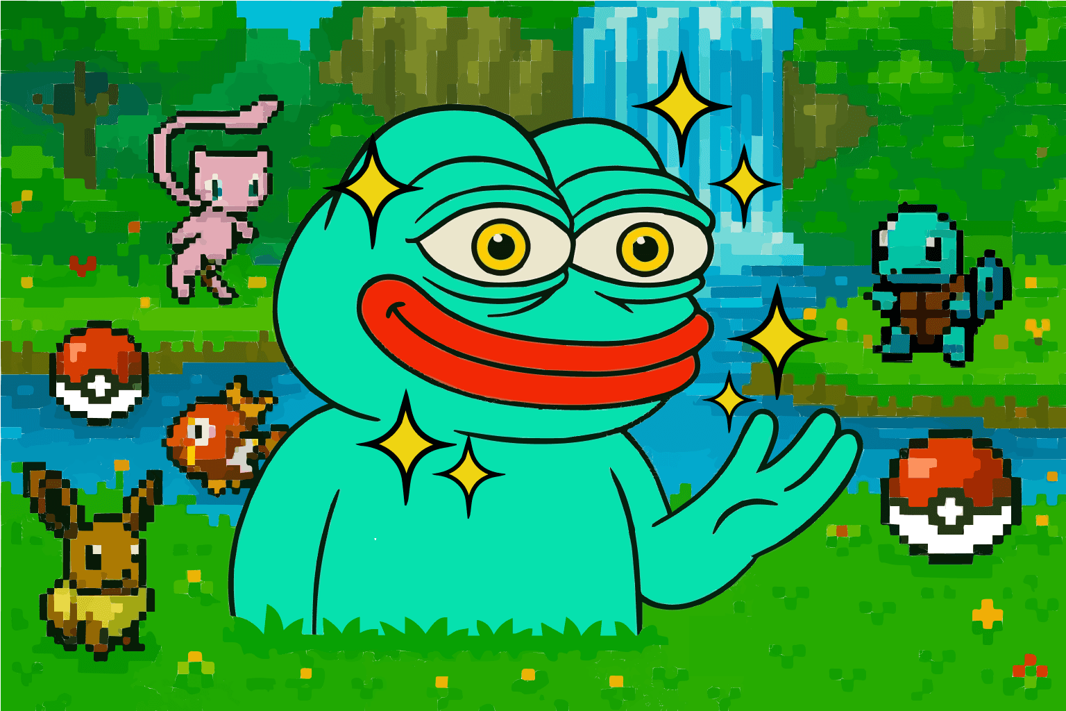 About Shiny Pepe background