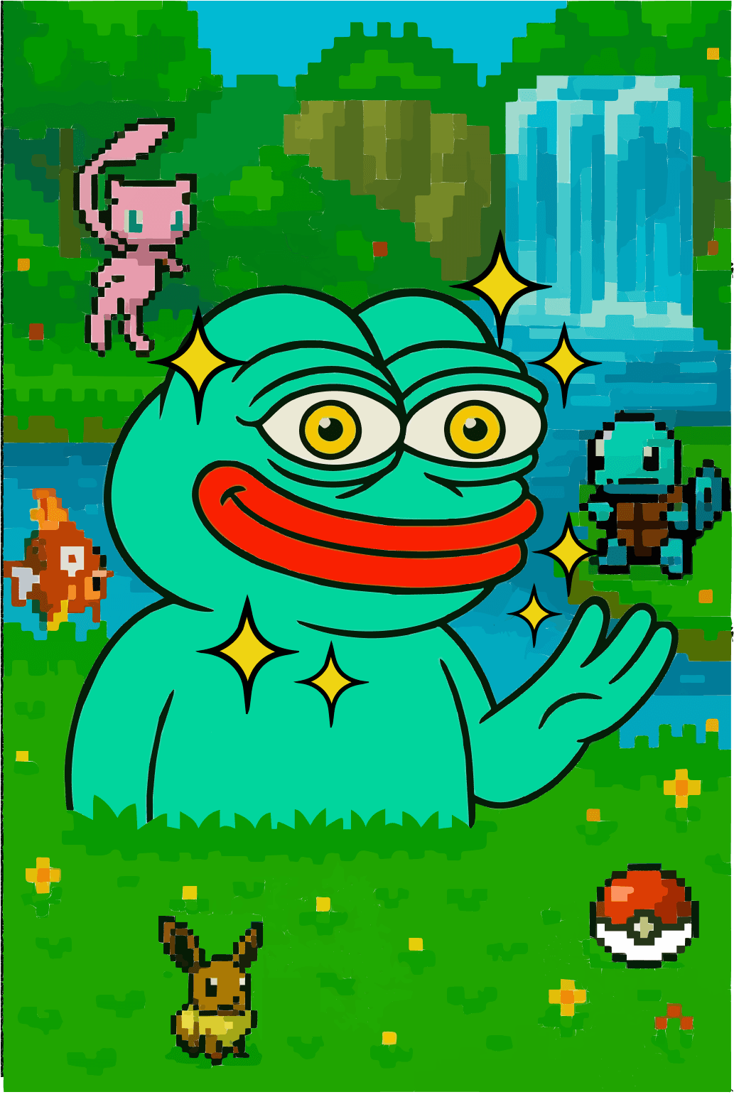 About Shiny Pepe background